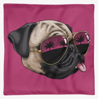 "california Pug" Decorative Square Pillow Case Without - Mobile Phone #5216761