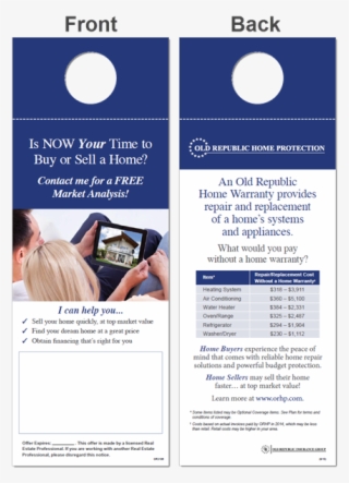 Complimentary Market Analysis Farming Tool/door Hanger - Door Hanger #5216857