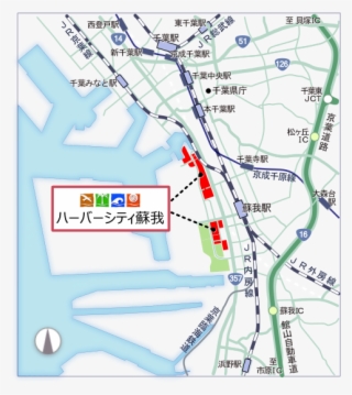 ハーバーシティ蘇我 位置図 - 千葉 蘇我 #5217311