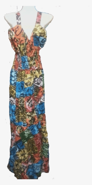 Heavy Thick 100% Cotton Fabric Handmade Stretch Waist - Day Dress #5217618