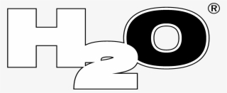 H2o Logo Black And White - Circle #5218247