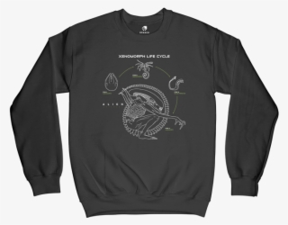 Alien Movie Sweatshirt Xenomorph By Volta - Mickey Mouse Sweatshirt 3xl #5219813