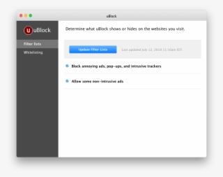 The App Window Has Two Tabs, Filter Lists And Whitelisting - Dji Assistant 2 Refresh #5220973