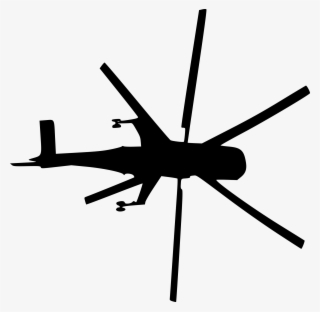 Free Png Helicopter Top View Silhouette Png Images - Portable Network Graphics #5225455