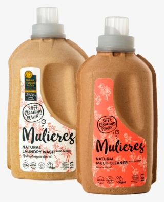 Set Of Natural Laundry Wash And Multi Cleaner Rose - Mulieres Natural Laundry Wash Rose Garden 1500 Ml #5225619