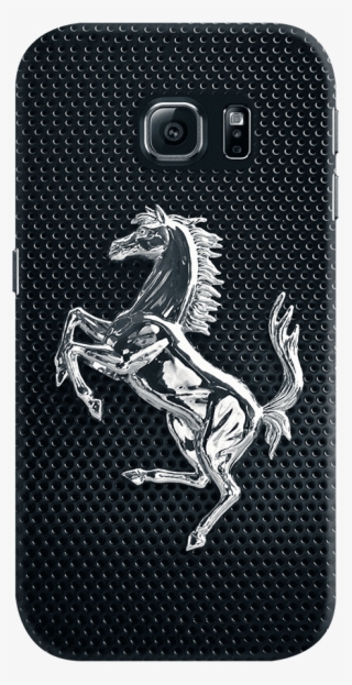 Dailyobjects Ferrari Horse On Black Mesh Case For Samsung - Premium Fancy Back Cover For Lava Flair S1 - Horse #5226017