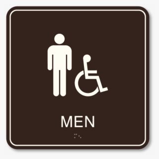 Restroom Men Isa - Men's Restroom Sign #5227753