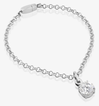 The Maori Twist Solitaire Crystal Pendant On A 925 - Anklets Png #5227877