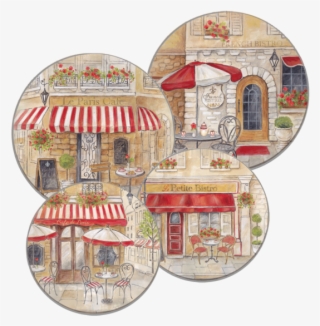 Range Kleen 5082 Round Burner Kovers, 4 Pk (paris Cafe) #5227936