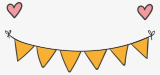 Banner Party Clip Art - Yellow Party Banner Png #5230428