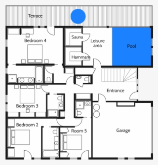 Chalet Baloo Ground Floor - Floor Plan #5230516