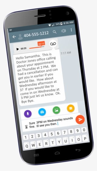 Read Reply Voicemail Tilted - Smartphone #5230523