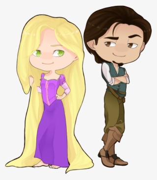 Chibi Disney Princess Rapunzel - Chibi Flynn Rider #5232704