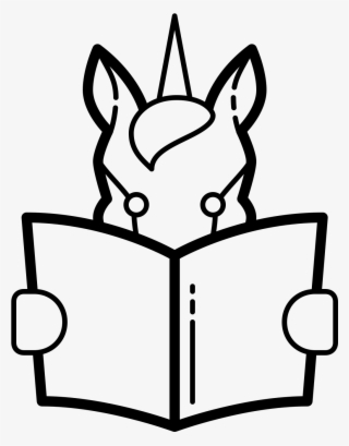 Reading Unicorn Icon - Unicorns Icon Png #5232710