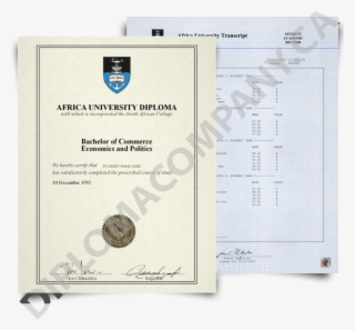 Fake South Africa Diplomas And Transcripts - University Of Cape Town #5233133