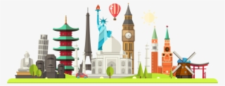 Trawex Understands Two Most Important Aspects Of Travel - World Famous Places Clipart #5233815