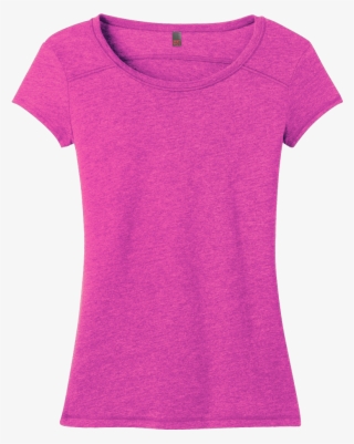 District Dt2400 Juniors Gravel Girly Tee - Dri Equip Ladies Moisture Wicking Heather Golf Polos #5234805