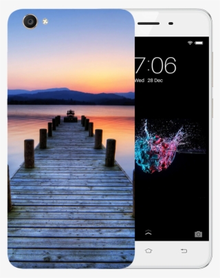 Wooden Bridge Printed Case Cover For Vivo Y55 By Mobiflip - Vivo Y53 (crown Gold) With Offers #5236798