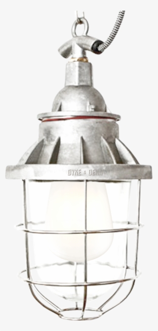 Acier De Lampe De Cage D'épreuve D'explosion - Dowsing & Reynolds 492480 Miner's Style Ceiling #5236935