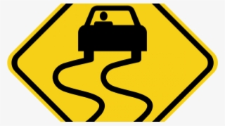 Warm, Windy Weather Making Sask - Slippery When Wet Sign #5240191