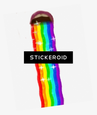 Snapchat Filter Rainbow Tongue Rainbow Mouth - Graphic Design #5243016