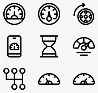 Speedometer & Time - Friends Icon Png #5243123