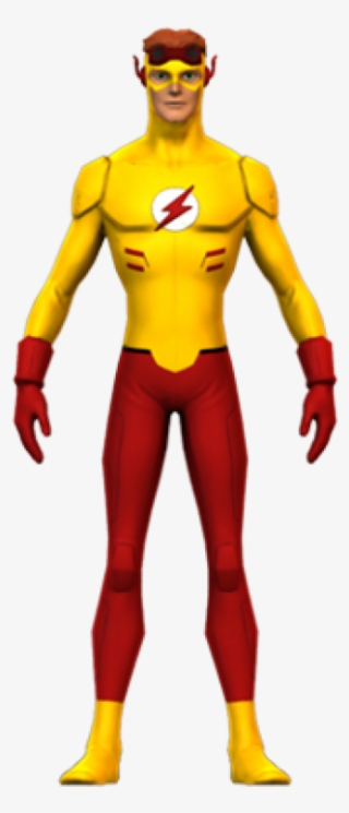 Flash Man 3d Model - Wally West Young Justice Suit #5244224