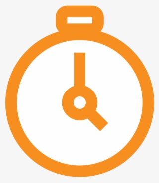 Clock Symbol Orange - Symbol #5244803