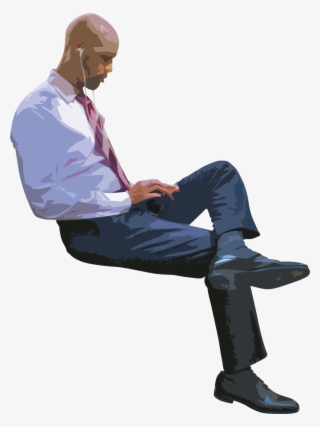 Next - Man Sitting Png #5247278