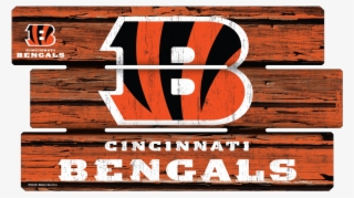 Please Log In To See Price Or Purchase This Item - Cincinnati Bengals 14x25 Painted Fence Wood Sign #5247444