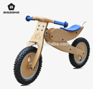 Bigbang Educational Wooden Toys Birch Wood No Pedal - Toy Motorcycle #5249099