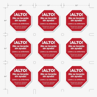 Spanish Magnets Stop Sign-01 - Key Sticker Alfa Romeo #5251551