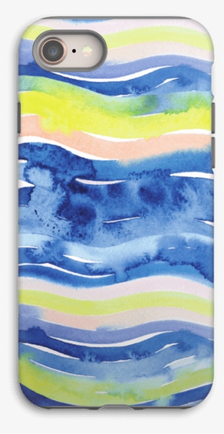 Wavy Blue Case Iphone 8 Tough - Iphone Xs #5251826