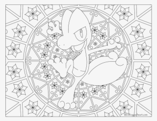 #252 Treecko Pokemon Coloring Page - Mandalas De Pokemons Para Colorear #5253149