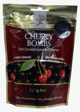 Cherry Bombs - Dr Superfoods Cherry Bombs Dark Choc Coated Tart Cherries #5258038