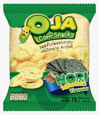 Oja Corn Snack Nori Seaweed Flavour - ซอง ขนม Png #5260159
