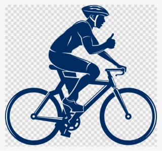 Funny Cyclist Cycling T Shirt Living Life Clipart Fixed - Radfahrer Trinken #5260413