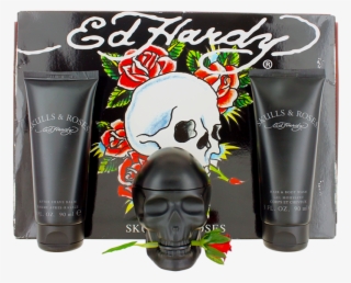 Skulls & Roses By Ed Hardy For Men Set #5261104