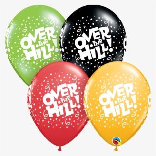 Over The Hill Latex Balloons 50 Pk - 11" Over The Hill Confetti Around #5261350