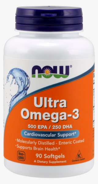 Ultra Omega-3 Softgels - Now Foods Ultra Omega 3 Fish Oil 90 Softgels #5261540