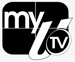 Black And White Vector Version Of The Myutv Logo - My Lubbock Tv Logo #5261861