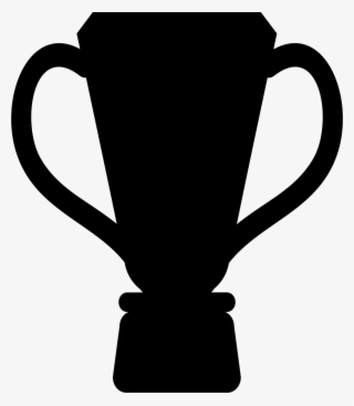 Trophy Cup Black Shape Comments - Copa De Futbol Blanco Y Negro #5262320