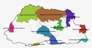 Footer Map - Wangchuck Centennial National Park #5264754