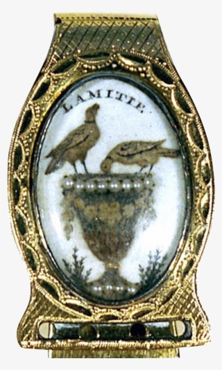 Rare Sentimental/mourning Chatelaine Plaque, Late 18th - Emblem #5265618