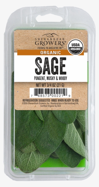 Shenandoah Growers Sage, Organic - 0.75 Oz #5265724