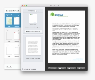 Pdf Letterhead Runs On Your Mac With Os X - Letter Head Pages #5266726