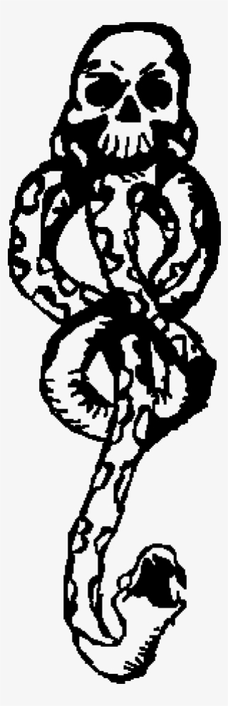 Dark Mark - Harry Potter Skull And Snakes Tattoo #5267019