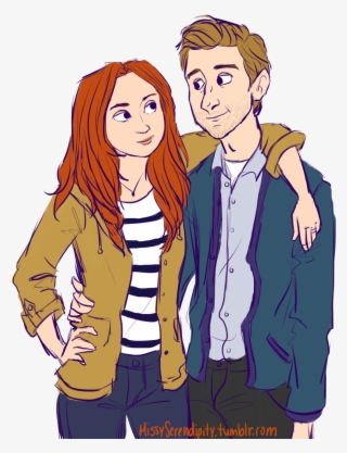 “amy And Rory Because It's Their Pondiversary And I - Amy Pond #5267841