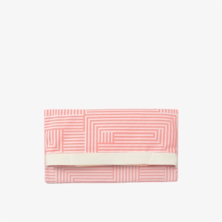 Three-way Tote In Neon Coral Signature Zig Zag - Wallet #5269125