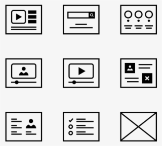 Wireframes Set - Wireframes Png #5269677